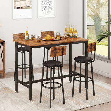 Dining table 2025 with 4 stools